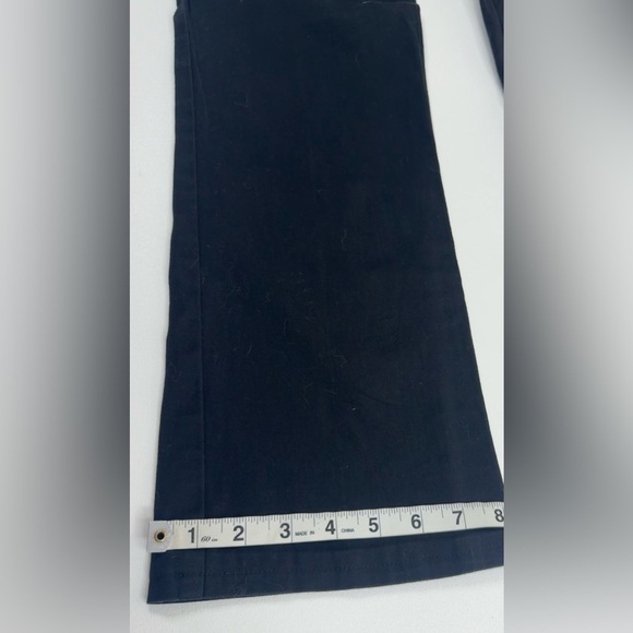 VTG Y2K Paris Blues Studded Waist Boot Cut Black Jeans Pants Jr Size 9 - Picture 10 of 11